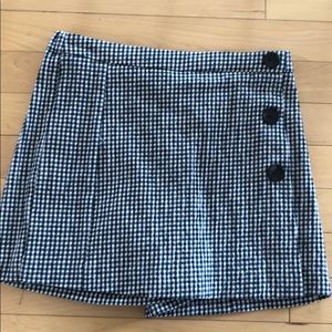 Zara kids plaid skirt